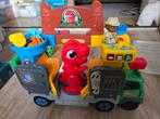 V-tech Dino Truck, Ophalen, Zo goed als nieuw, Auto, Met licht