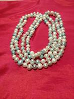 gekweekte zoetparel ketting, Sieraden, Tassen en Uiterlijk, Kettingen, Verzenden, Nieuw, Wit, Steen of Mineraal