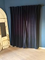 4 Velours donkerblauw Verduisterende Gordijnen 240x120, Huis en Inrichting, Stoffering | Gordijnen en Lamellen, Gebruikt, 100 tot 150 cm