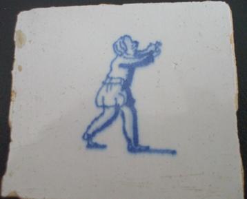 Tegeltje- Kind -Vintage beschikbaar voor biedingen