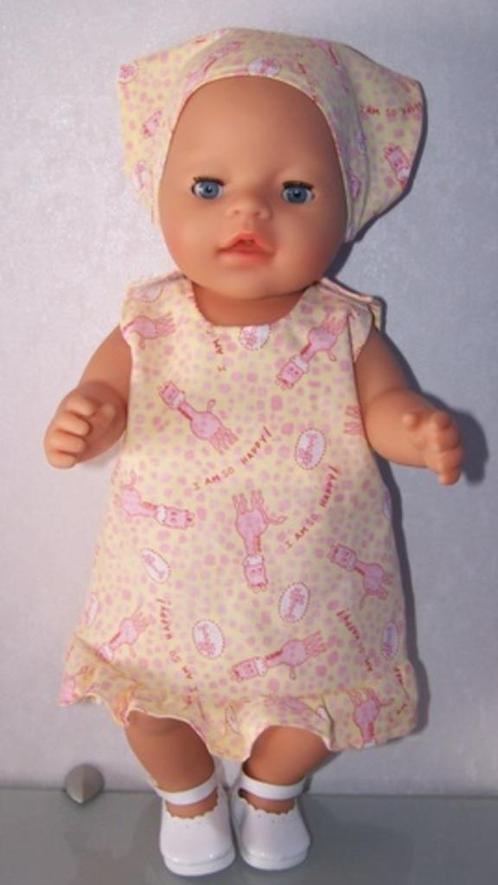 poppenkleertjes babypop born 43cm (overgooier ), Kinderen en Baby's, Speelgoed | Poppen, Nieuw, Babypop, Ophalen of Verzenden