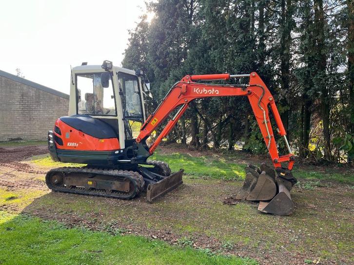 Kubota KX61-3 2008 Graafmachine 2500kg (2000 uur!!), Zakelijke goederen, Machines en Bouw | Kranen en Graafmachines, Graafmachine