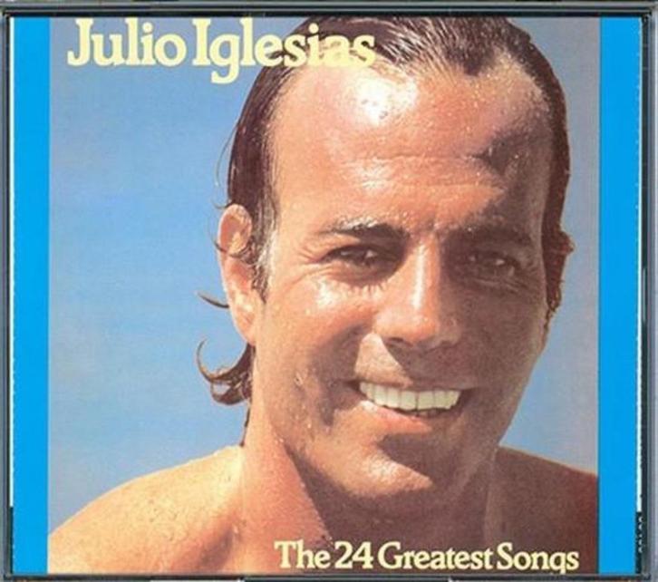 Julio Iglesias - 24 greatest songs (top 2000) 2CD NW./Org., Cd's en Dvd's, Cd's | Pop, Zo goed als nieuw, 1960 tot 1980, Ophalen of Verzenden