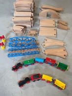 Grote houten treinbaan, Kinderen en Baby's, Speelgoed | Houten speelgoed, Ophalen of Verzenden