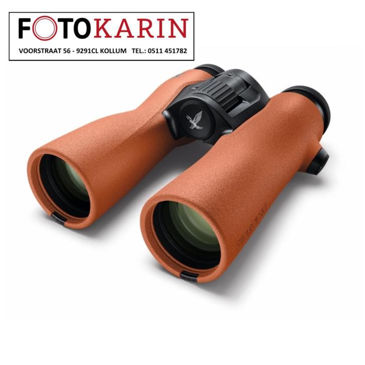 Swarovski NL Pure 10x42 burnt orange | Foto Karin Kollum, Audio, Tv en Foto, Optische apparatuur | Verrekijkers, Nieuw, Dakkant (recht)