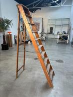 Vintage trap (bruikbaar), Doe-het-zelf en Verbouw, Ladders en Trappen, Ophalen, Gebruikt, Ladder, 2 tot 4 meter