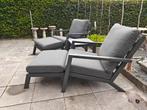Relax tuinstoelen complete set, Tuin en Terras, Ligbedden, Ophalen, Zo goed als nieuw, Aluminium