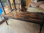 Lees- of Stamtafel, Huis en Inrichting, Ophalen, Gebruikt, 100 tot 150 cm, 200 cm of meer