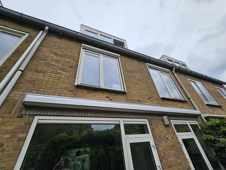 Sunmaster Zonnescherm - 6m breed, 3m uitval, Tuin en Terras, Zonneschermen, Gebruikt, Knikarmscherm, 300 cm of meer, 450 cm of meer