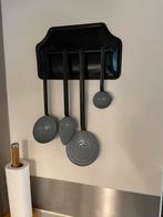 Vintage Emaille Lepelrek, jaren '50-'60, Antiek en Kunst, Antiek | Emaille, Ophalen of Verzenden