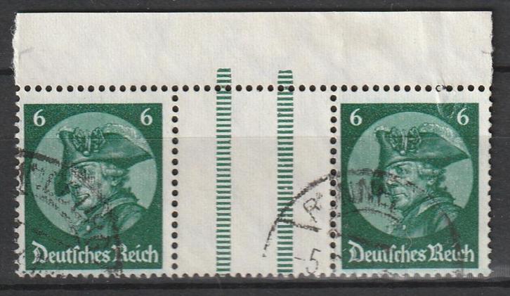 Duitse Rijk Zusammendrucke Minr WZ9, Postzegels en Munten, Postzegels | Europa | Duitsland, Gestempeld, Duitse Keizerrijk, Verzenden