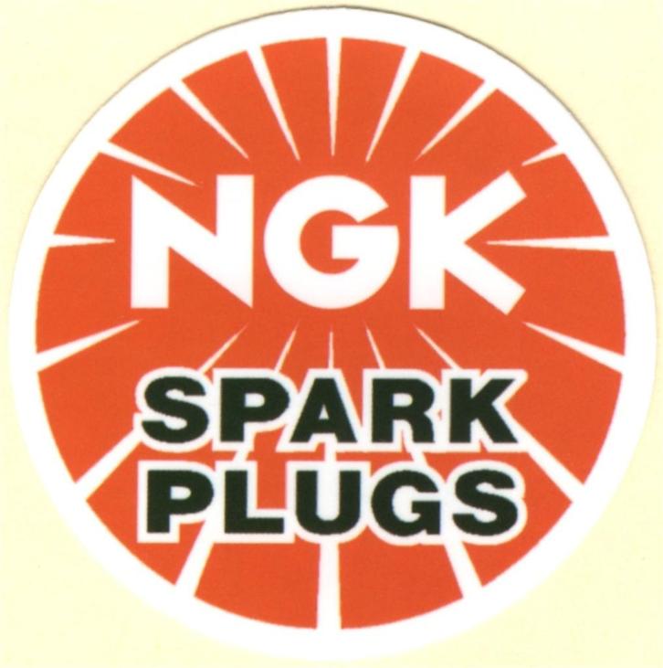 NGK Spark Plugs sticker #10, Motoren, Accessoires | Stickers, Ophalen of Verzenden
