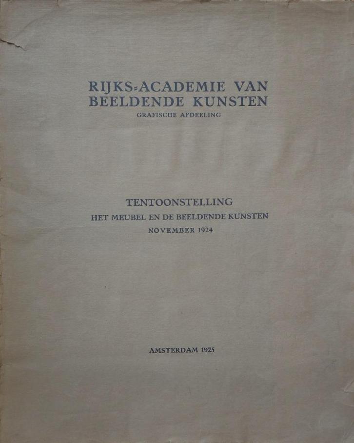 map grafiek Tentoonstelling Het Meubel &Beeldende Kunst 1925, Antiek en Kunst, Kunst | Etsen en Gravures, Ophalen