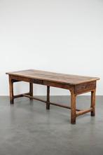 Antieke Franse eettafel van vruchtenbomenhout uit 18e eeuw, Ophalen