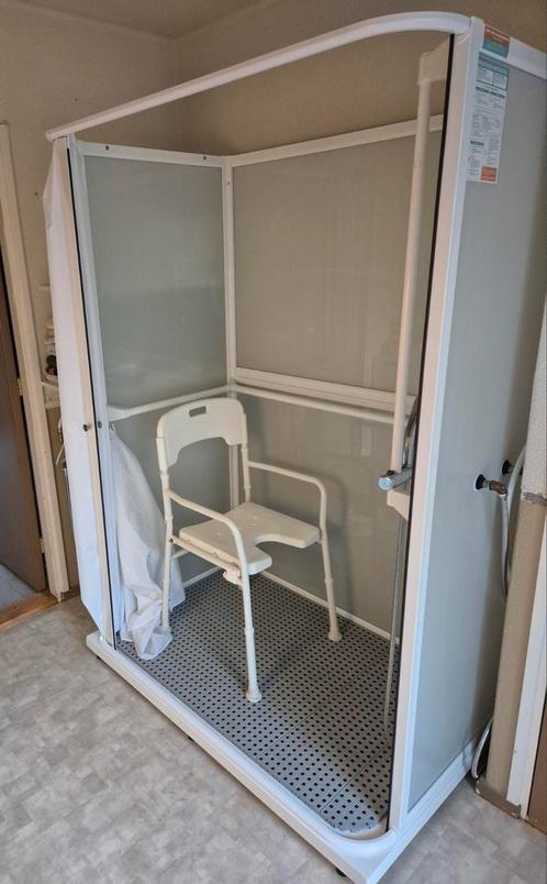 Qbina Extra Veilig (tijdelijke) zorg douchecabine, Doe-het-zelf en Verbouw, Sanitair, Gebruikt, Douche, Ophalen