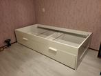 1 persoons bed, Huis en Inrichting, Slaapkamer | Bedden, Ophalen, 90 cm, Eenpersoons, Wit