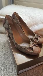 Gucci monogram pumps maat 37, Pumps, Bruin, Verzenden, Gucci