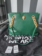 Kurt Geiger Kensington tote groen leren slangenprint tas, Sieraden, Tassen en Uiterlijk, Ophalen of Verzenden, Nieuw, Groen, Schoudertasje
