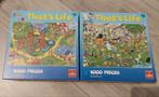 2x That's life puzzel, Ophalen, 500 t/m 1500 stukjes, Gebruikt