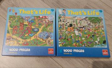 2x That's life puzzel beschikbaar voor biedingen