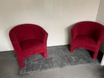 2 Makkelijke fauteuils, Ophalen, Gebruikt, Minder dan 75 cm, Stof