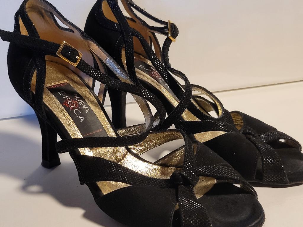 Zgan NUEVA EPOCA Dansschoenen / SALSA / Tango Mt: 35, Kleding | Dames, Schoenen, Zo goed als nieuw, Pumps, Zwart, Verzenden