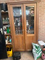 Houten vitrinekast, Huis en Inrichting, Kasten | Vitrinekasten, Ophalen of Verzenden, 25 tot 50 cm, 50 tot 100 cm