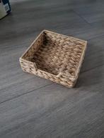 Kleine rieten mand 19x19 cm, Huis en Inrichting, Ophalen of Verzenden, Zo goed als nieuw