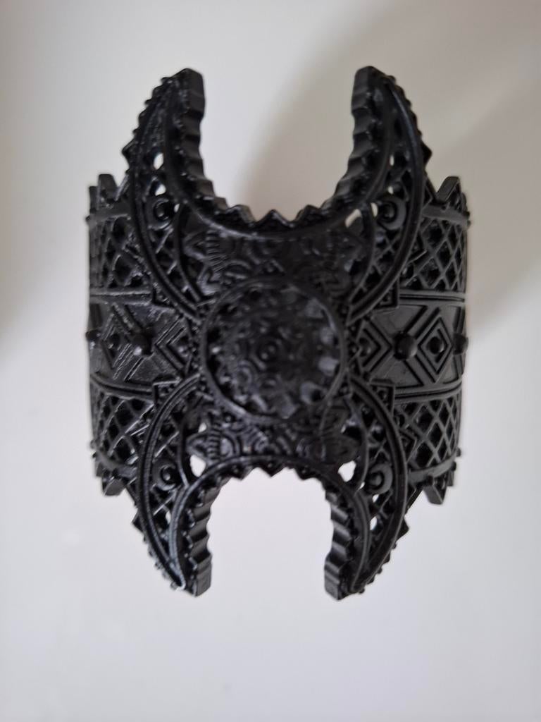 Triple moon metalen armband van Restyle, Ophalen of Verzenden, Zo goed als nieuw, Zwart, Overige materialen