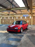 Volkswagen Golf 2.0 Cabriolet 85KW 1997 Rood, Auto's, Voorwielaandrijving, Zwart, 4 cilinders, 116 pk