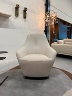 Nieuw Leolux Cantate Fauteuil Senso Pampas Leer Stoel, Leolux, Nieuw, Ophalen of Verzenden, 50 tot 75 cm