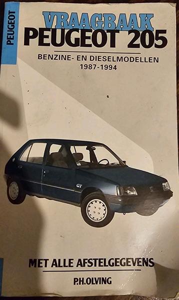 Vraagbaak Peugeot 205 beschikbaar voor biedingen