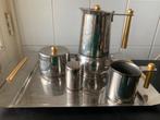 Mokkapot percolator set Guido Bergna, 4 tot 10 kopjes, Ophalen of Verzenden, Koffiemachine