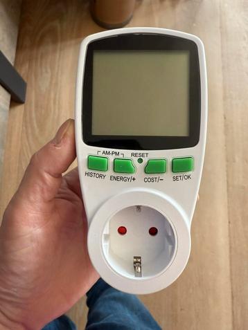 Elektriciteitsmeter - stopcontact beschikbaar voor biedingen
