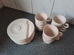 6x kop en schotel Douwe Egberts Mosa, Huis en Inrichting, Keuken | Servies, Gebruikt, Onbekend, Onbekend, Overige stijlen