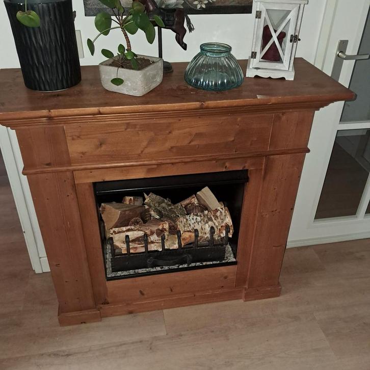 Sfeerhaard 104x118x40 (hxbxd), Huis en Inrichting, Kachels, Gebruikt, Vrijstaand, Overige soorten, Overige brandstoffen, Ophalen