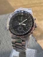 Seiko flightmaster Chronograph’93- ZELDZAAM -, Ophalen of Verzenden, Zo goed als nieuw, Staal, Seiko
