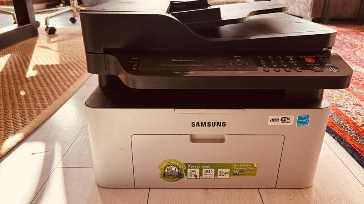 Laserprinter Samsung xpress m2070fw, Computers en Software, Printers, Gebruikt, All-in-one, Laserprinter, Faxen, Kopieren, Scannen