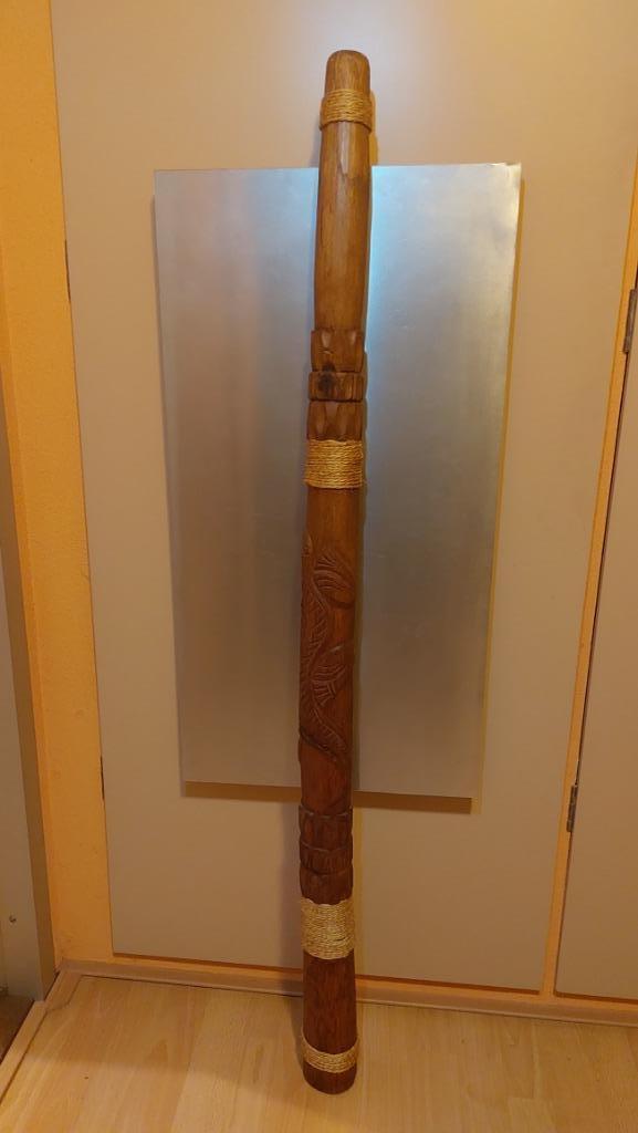 Didgeridoo (decoratie, niet meer bespeelbaar), Huis en Inrichting, Woonaccessoires | Wanddecoraties, Gebruikt, Ophalen