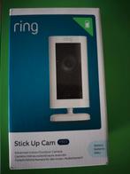 Ring Stick Up Cam Pro op batterij- Bijna nieuw in doos!, Audio, Tv en Foto, Videobewaking, Ophalen of Verzenden, Nieuw, Binnencamera