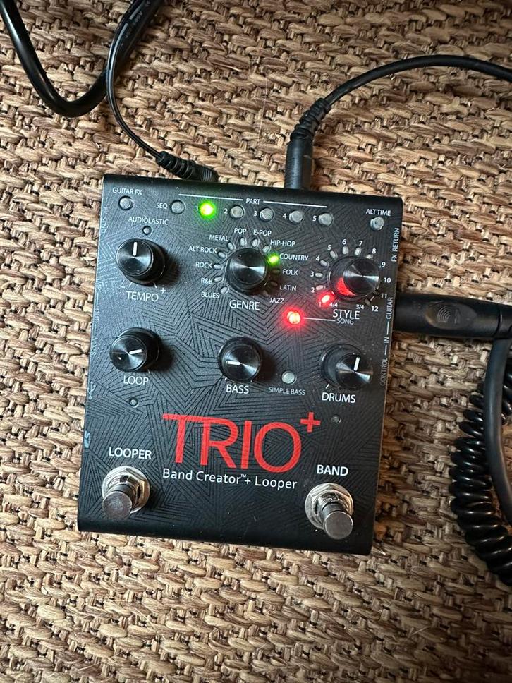 DigiTech Trio+ Band Creator + Looper, Muziek en Instrumenten, Effecten, Zo goed als nieuw, Ophalen of Verzenden