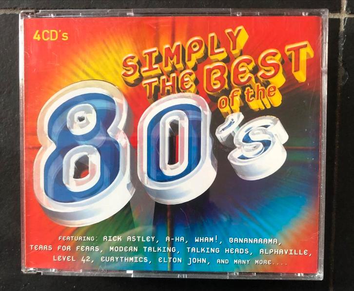 Simply The Best of the 80's - 4CD Boxset, Cd's en Dvd's, Cd's | Pop, Zo goed als nieuw, 1980 tot 2000, Boxset, Ophalen of Verzenden