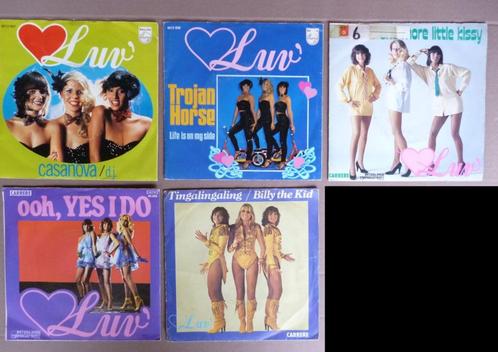 5x Singletjes 45 toeren van LUV (16), Cd's en Dvd's, Vinyl Singles, Single, Pop, 7 inch, Ophalen of Verzenden