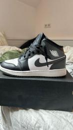 Air Jordan 1 Mid Shadow Black Grey White maat: 37,5, Ophalen of Verzenden, Gedragen, Zwart, Sneakers of Gympen