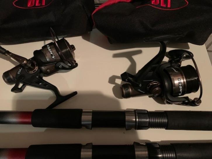 Roofvis spullen hengels en molens en diversen, Watersport en Boten, Hengelsport | Roofvissen, Nieuw, Complete set, Ophalen of Verzenden