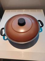 Mooie braadpan, juspan 30 cm doorsnee emaille zware kwalitei, Ophalen of Verzenden, Zo goed als nieuw, Overige materialen, Koekenpan of Braadpan