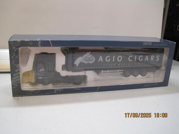 lion toys agio cigars 1:50 vrachtwagen daf XF (353), Hobby en Vrije tijd, Modelauto's | 1:50, Zo goed als nieuw, Bus of Vrachtwagen