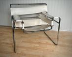 Vintage Wassily Chair – Chroom & Wit leder, Huis en Inrichting, Stoelen, Ophalen, Gebruikt, Wit, Leer