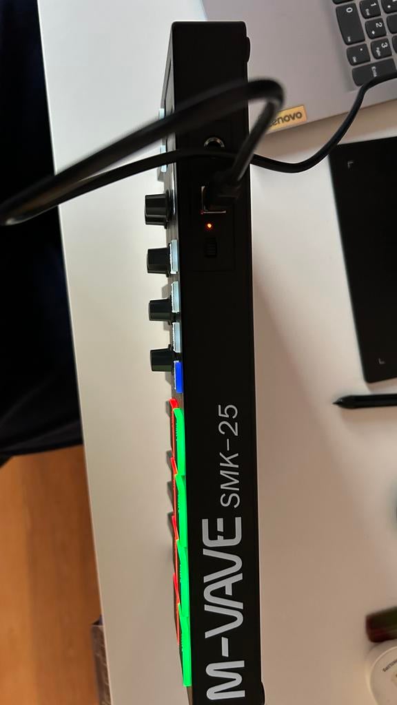 M-Wave SMK-25 Mini Keyboard, Muziek en Instrumenten, Keyboards, Overige merken, Zo goed als nieuw, Aanslaggevoelig, Overige aantallen