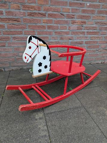 Vintage Houten Schommelpaard beschikbaar voor biedingen